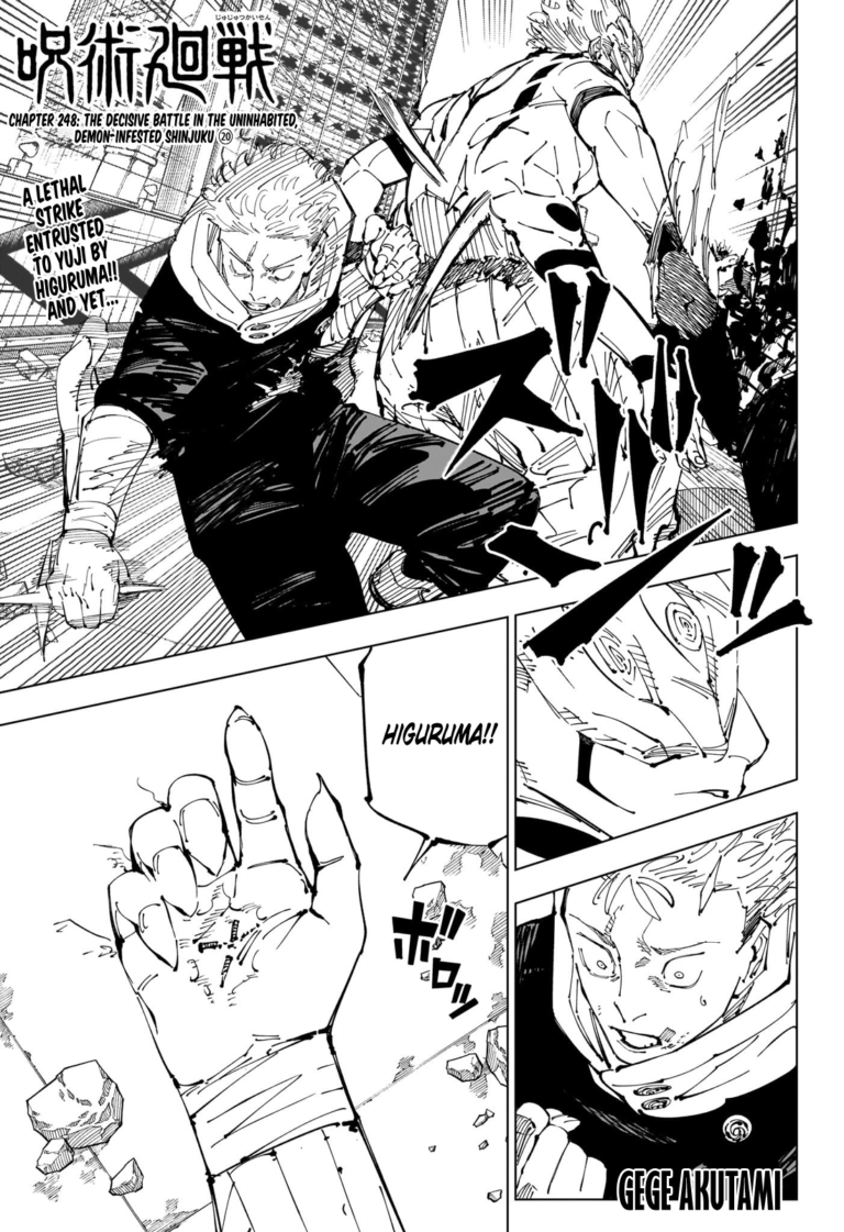 Jujutsu Kaisen Manga Chapter 248 Explained: Yuji And Yuta With Rika Vs ...