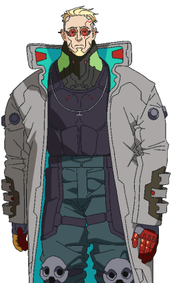 Weak Kingsley, the former edgerunner legend in Cyberpunk Edgerunners 2